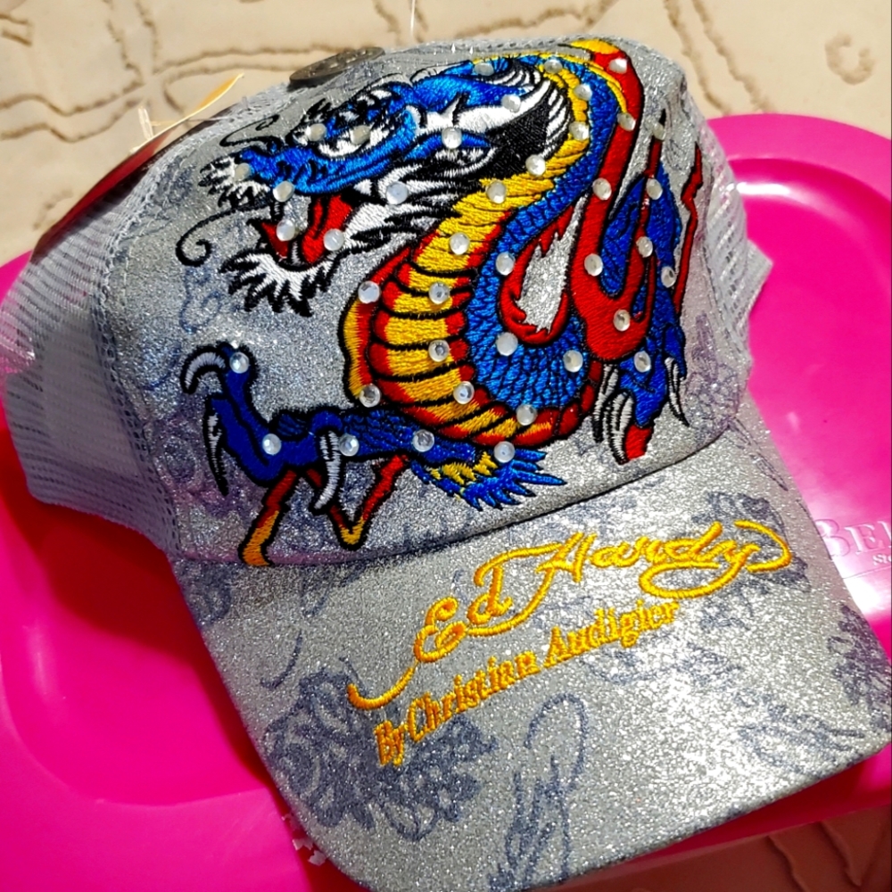 Ed Hardy Embellished Cap